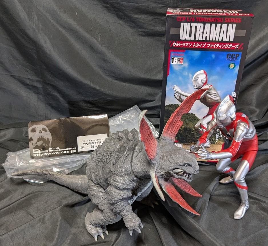 ウルトラマンａタイプ＆ガボラ（ＣＣＰ）1/6特撮シリーズソフビ２体セット