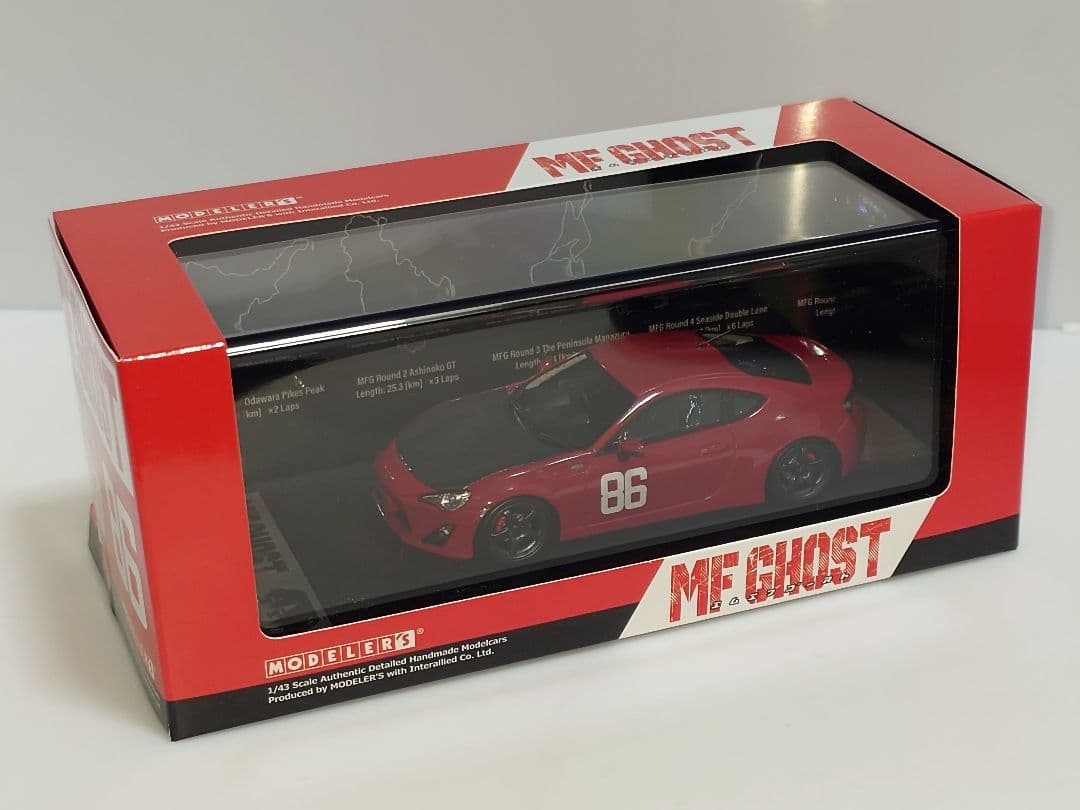 モデラーズ MFゴースト 1/43 トヨタ 86GT MFG第3戦 ミニカー