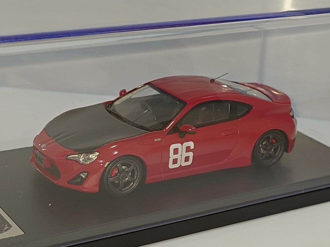 モデラーズ MFゴースト 1/43 トヨタ 86GT MFG第3戦 ミニカー