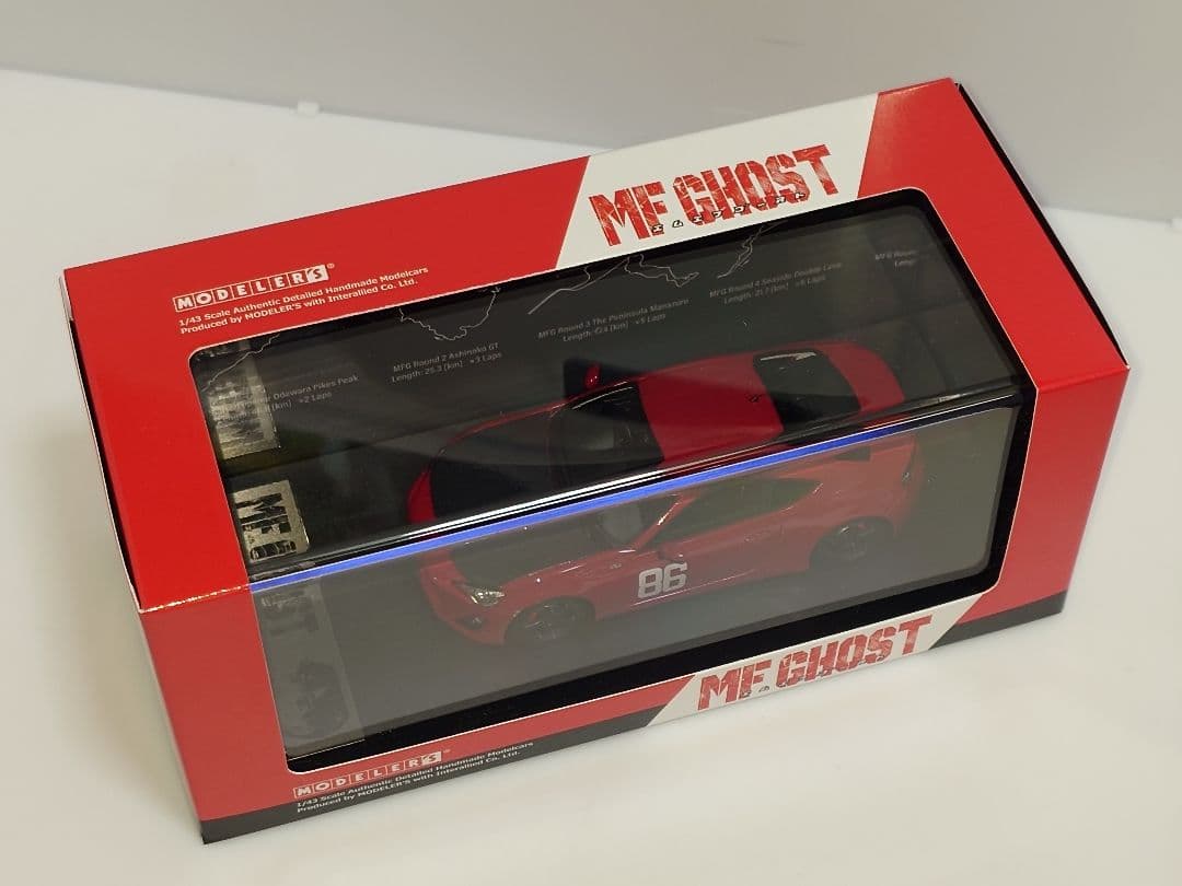 モデラーズ MFゴースト 1/43 トヨタ 86GT MFG第3戦 ミニカー