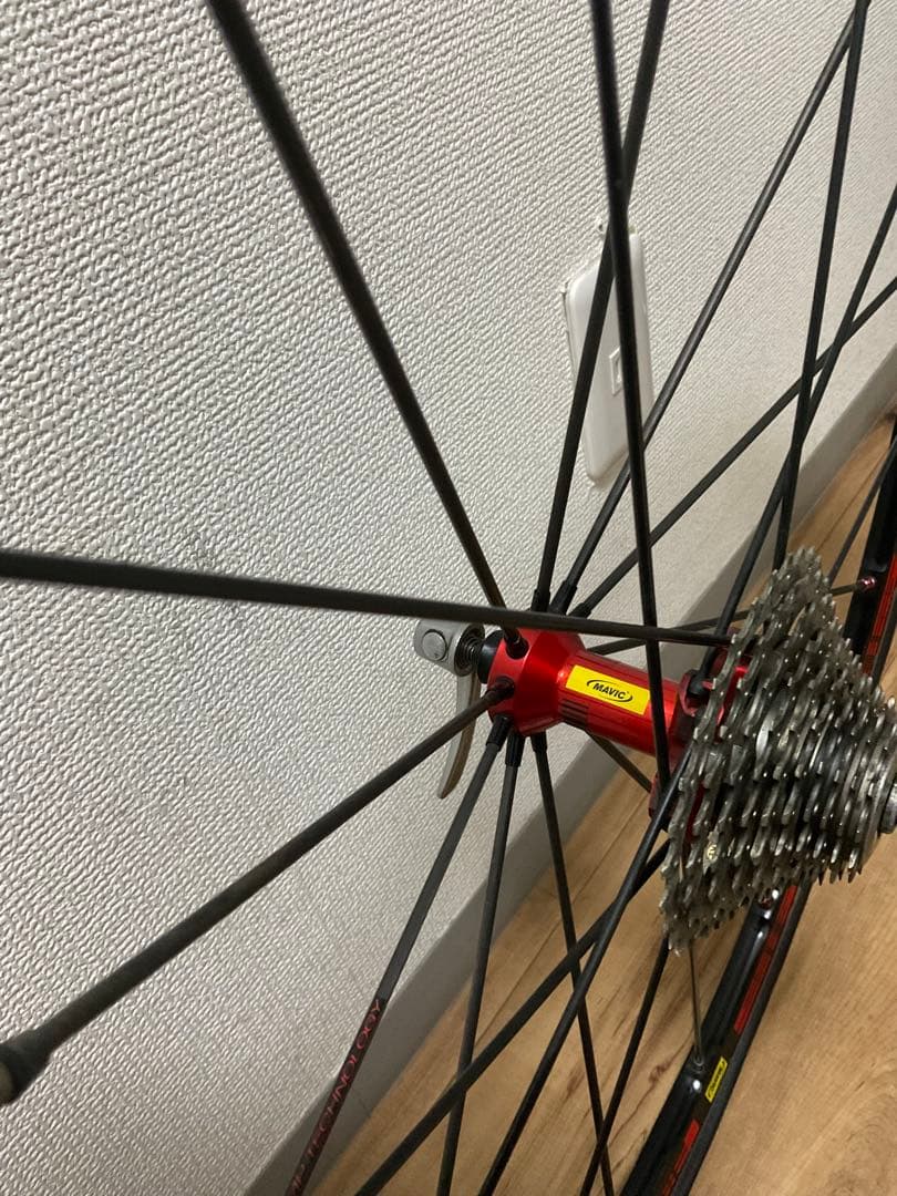Mavic R-Sys レッド　カーボンスポーク　ホイール