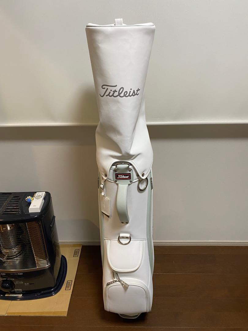 Titleist ホワイト キャディバッグ　タイトリスト