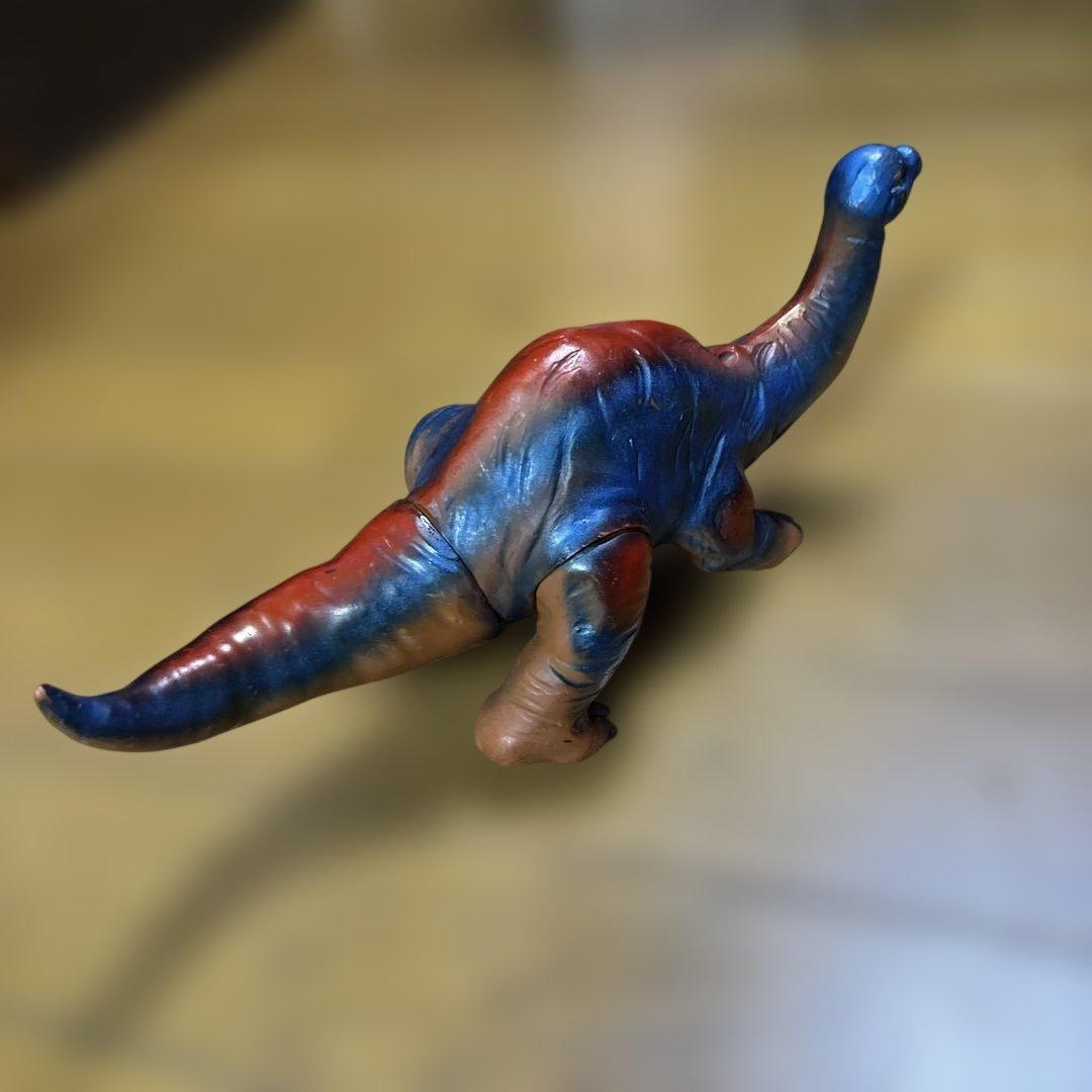 昭和レトロ マルサン ブロントザウルス ソフビ