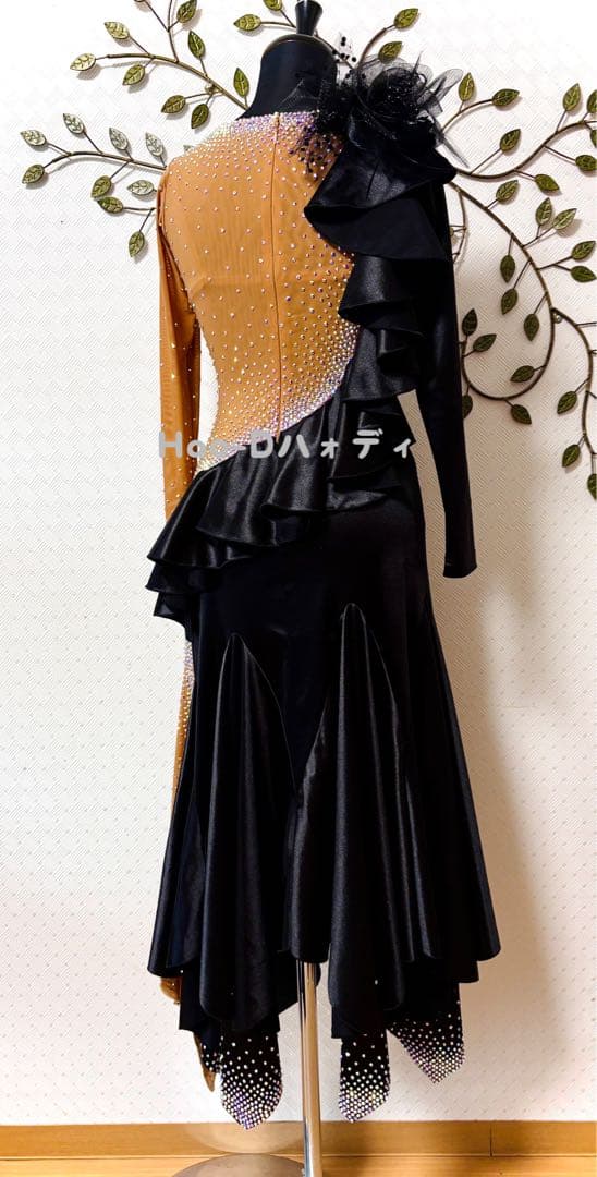 新品★ドレス★ルンバ★タンゴ★スムース★社交ダンス★競技会★パーティー★光沢
