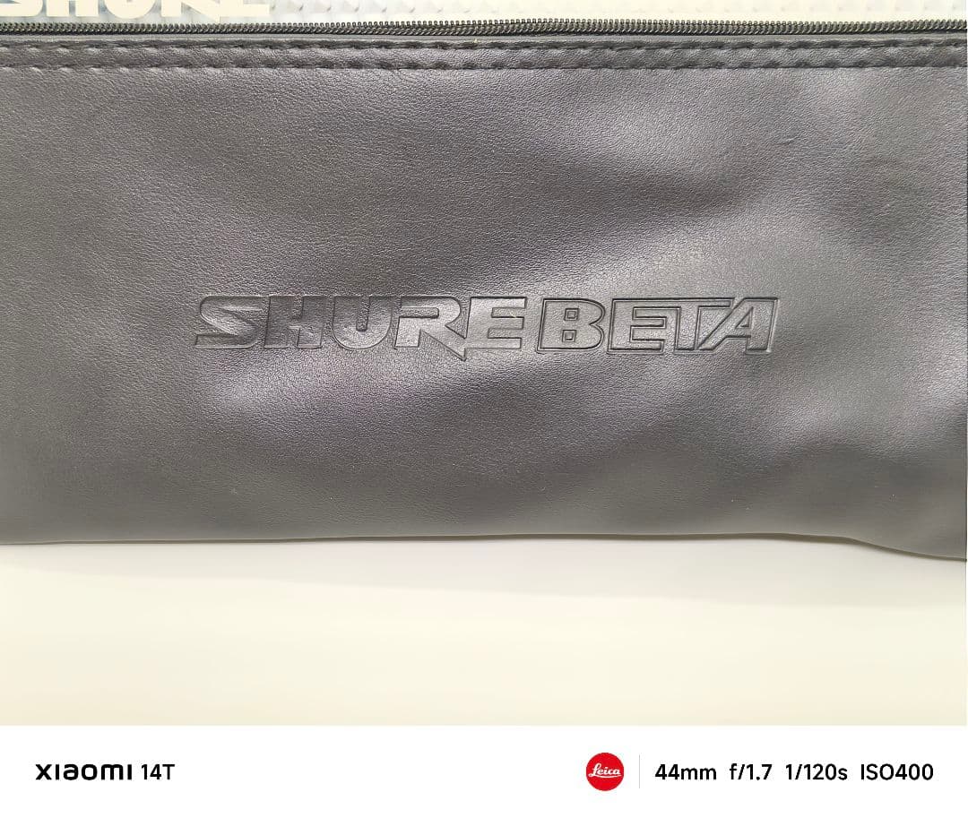 【ほぼ未使用品】SHURE BETA 58Aダイナミックマイク 正規品 プロ仕様