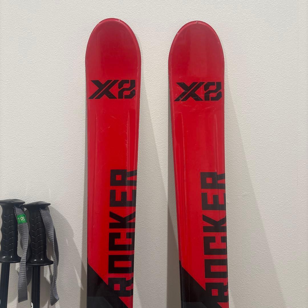 ROCKER X8スキー板140cm 4セット（おまけゴーグル付き）