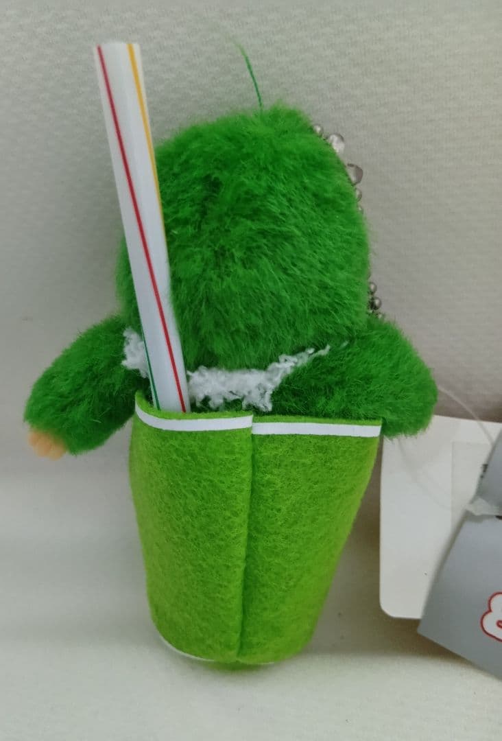 春水堂限定　モンチッチ　キーチェーン　グリーンティラテ