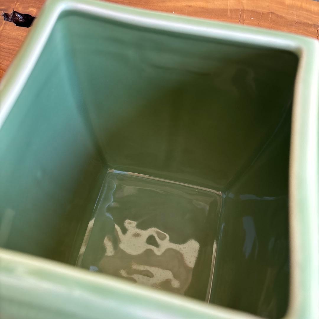 手塚玉堂 青磁 鎧櫃水指 茶道具 共箱