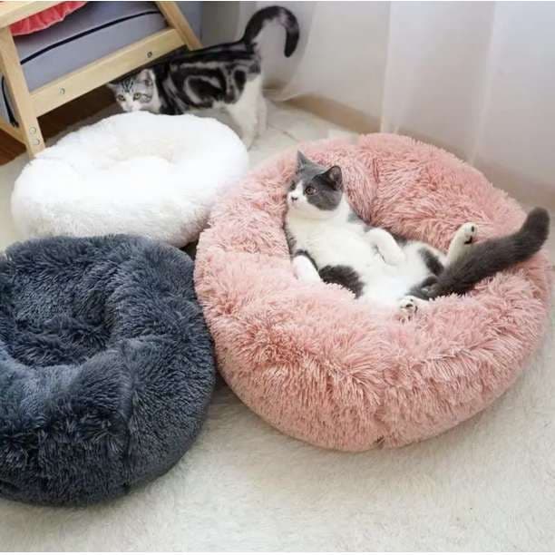 ♡在庫処分♡ 直径60cm Lサイズ ベッド ペット 犬 マット クッション