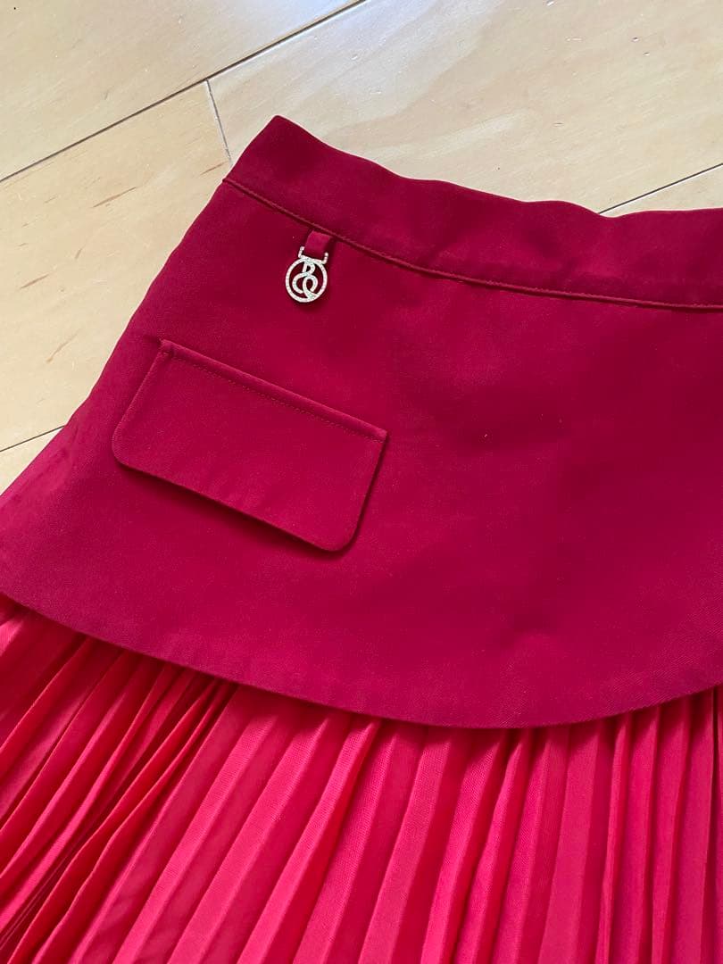 セール❤️新品　社交ダンス　スカート dancequeen 赤