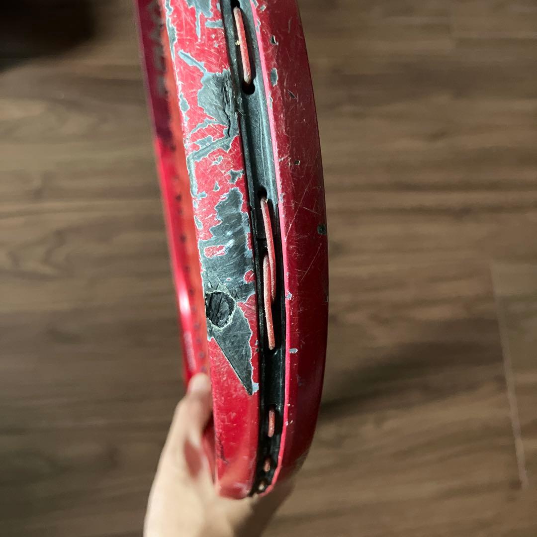とっと YONEX ボルトレイジ レッド テニスラケット(軟式用) 前衛用
