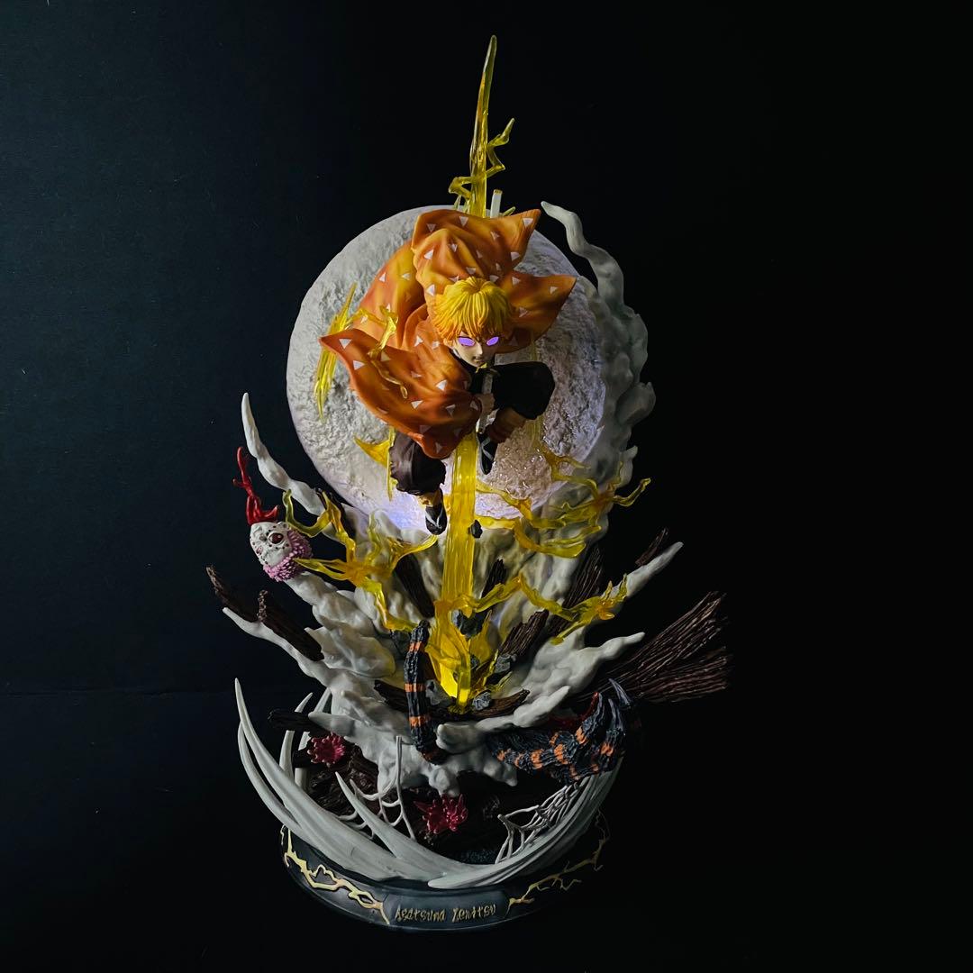 鬼滅の刃【我妻善逸 雷の呼吸 壱ノ型・霹靂一閃 六連】ジオラマスタチュー