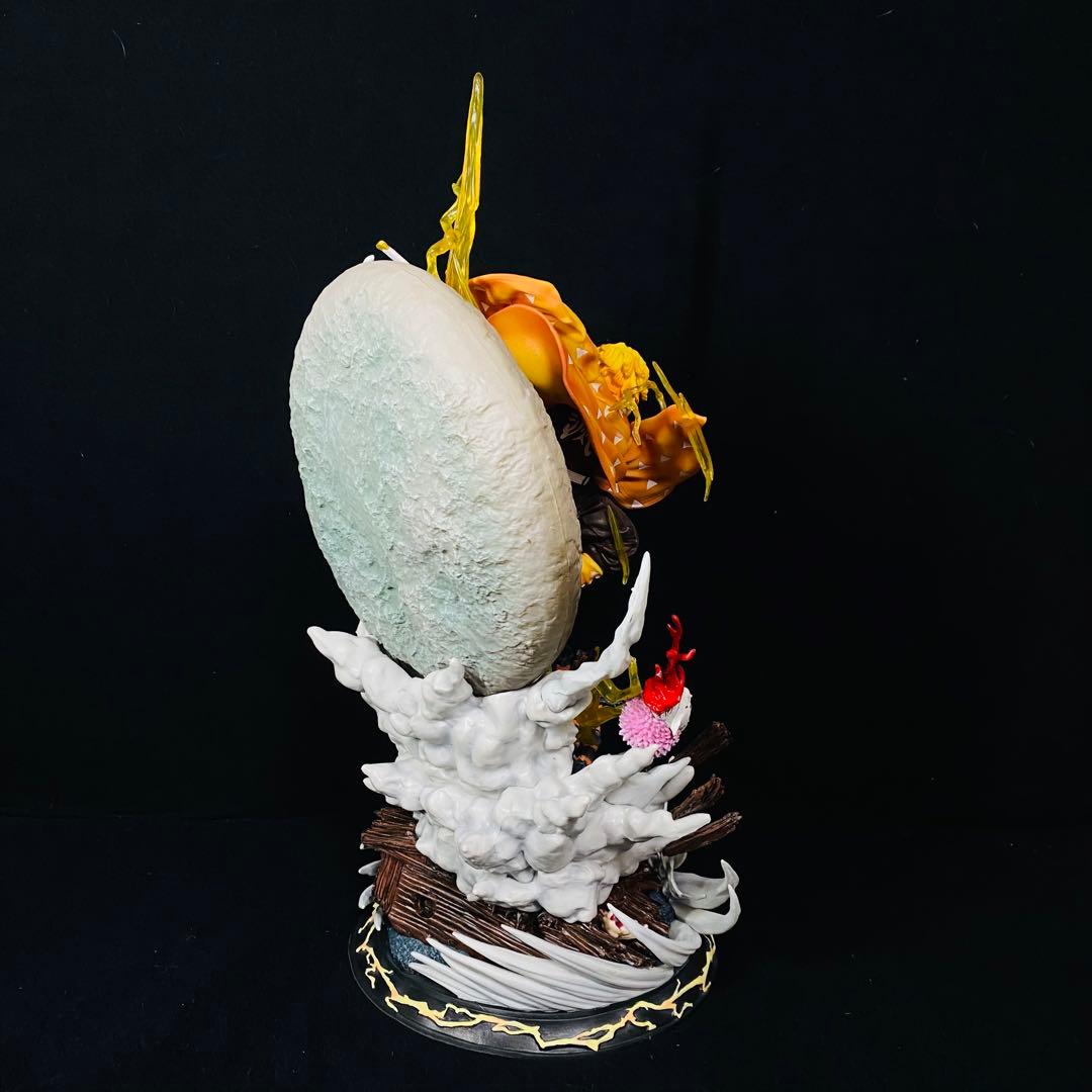 鬼滅の刃【我妻善逸 雷の呼吸 壱ノ型・霹靂一閃 六連】ジオラマスタチュー