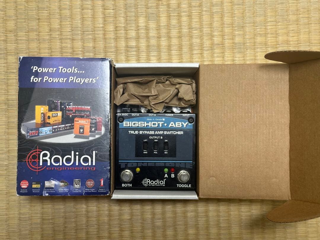 Radial BIGSHOT ABY トゥルーバイパスアンプスイッチャーラジアル