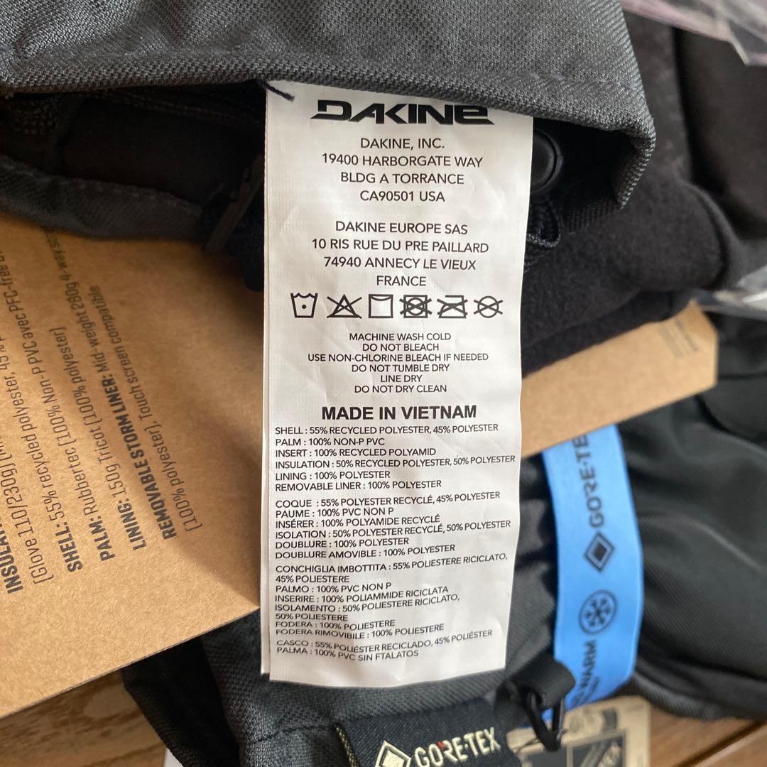 新品　DAKINE グローブ　TITAN ゴアテックス　メンズ　M グレー