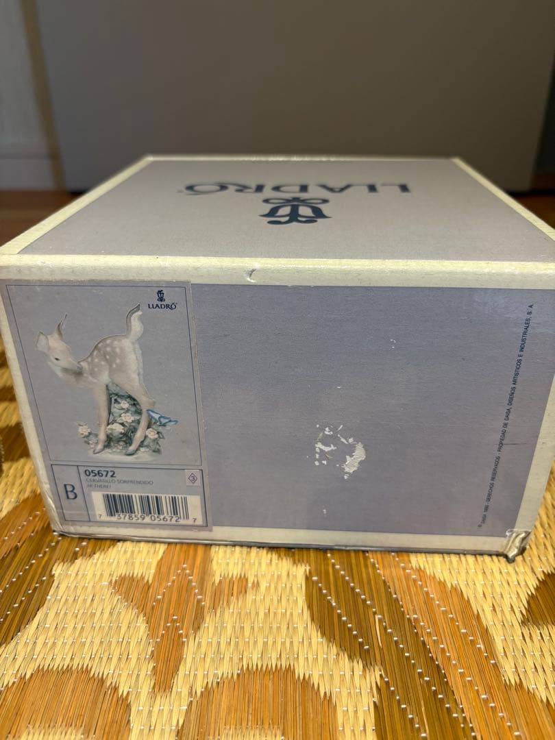 【LLADRO】小鹿（おどろき）　絶版品　専用箱付き