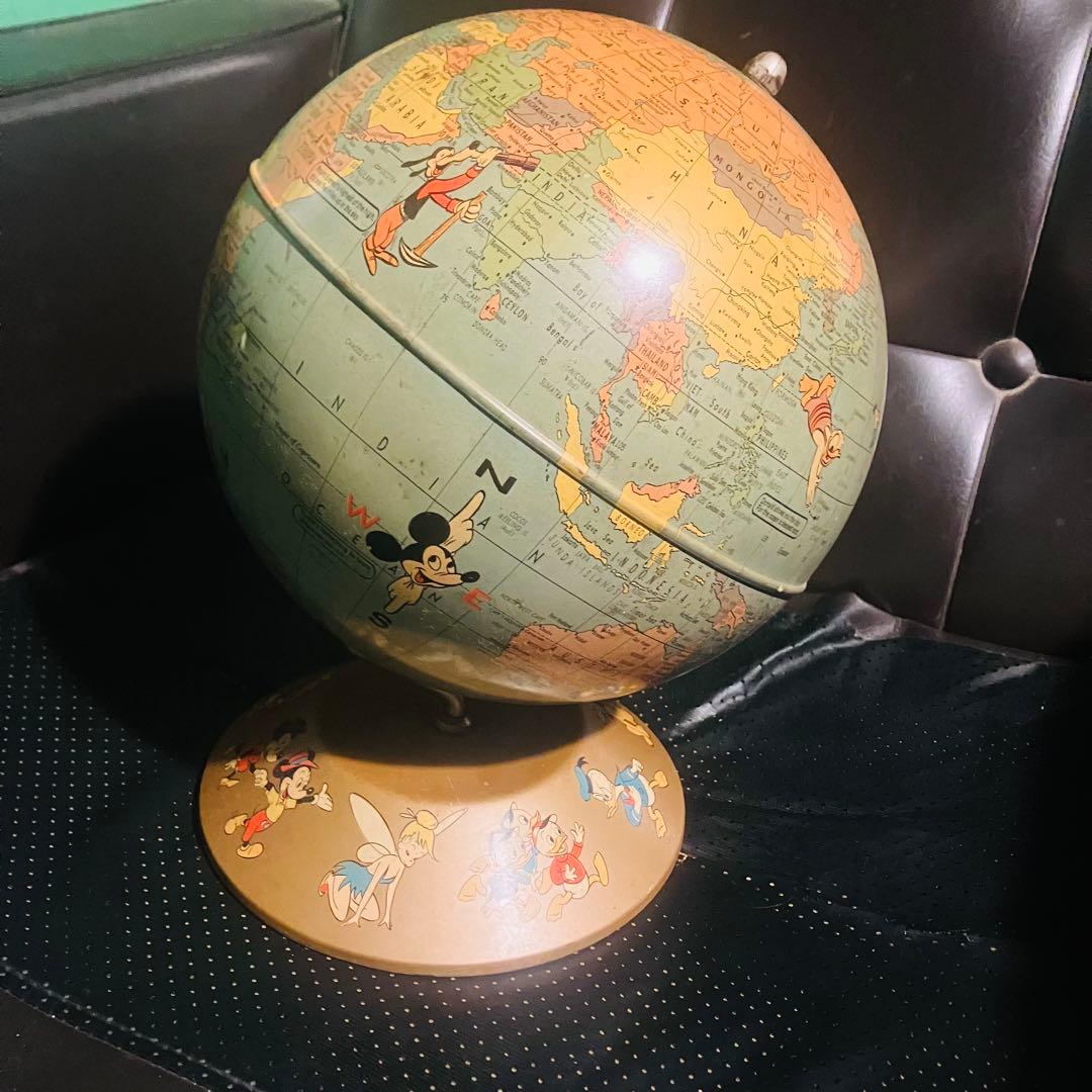 激レア 60's Rand McNally ディズニー 地球儀