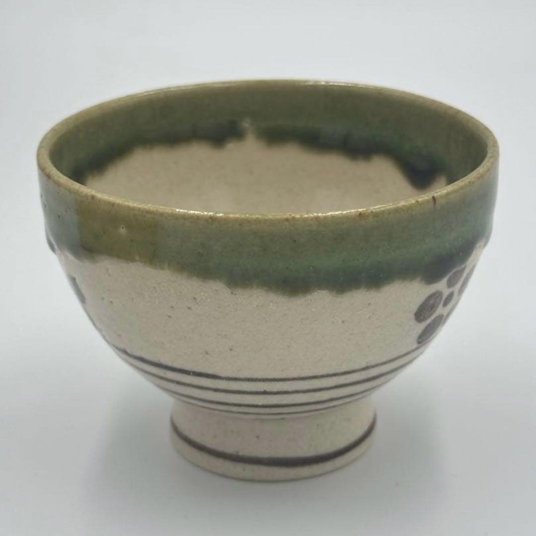 加藤光右衛門作　織部汲み出し茶碗　5客揃　共箱
