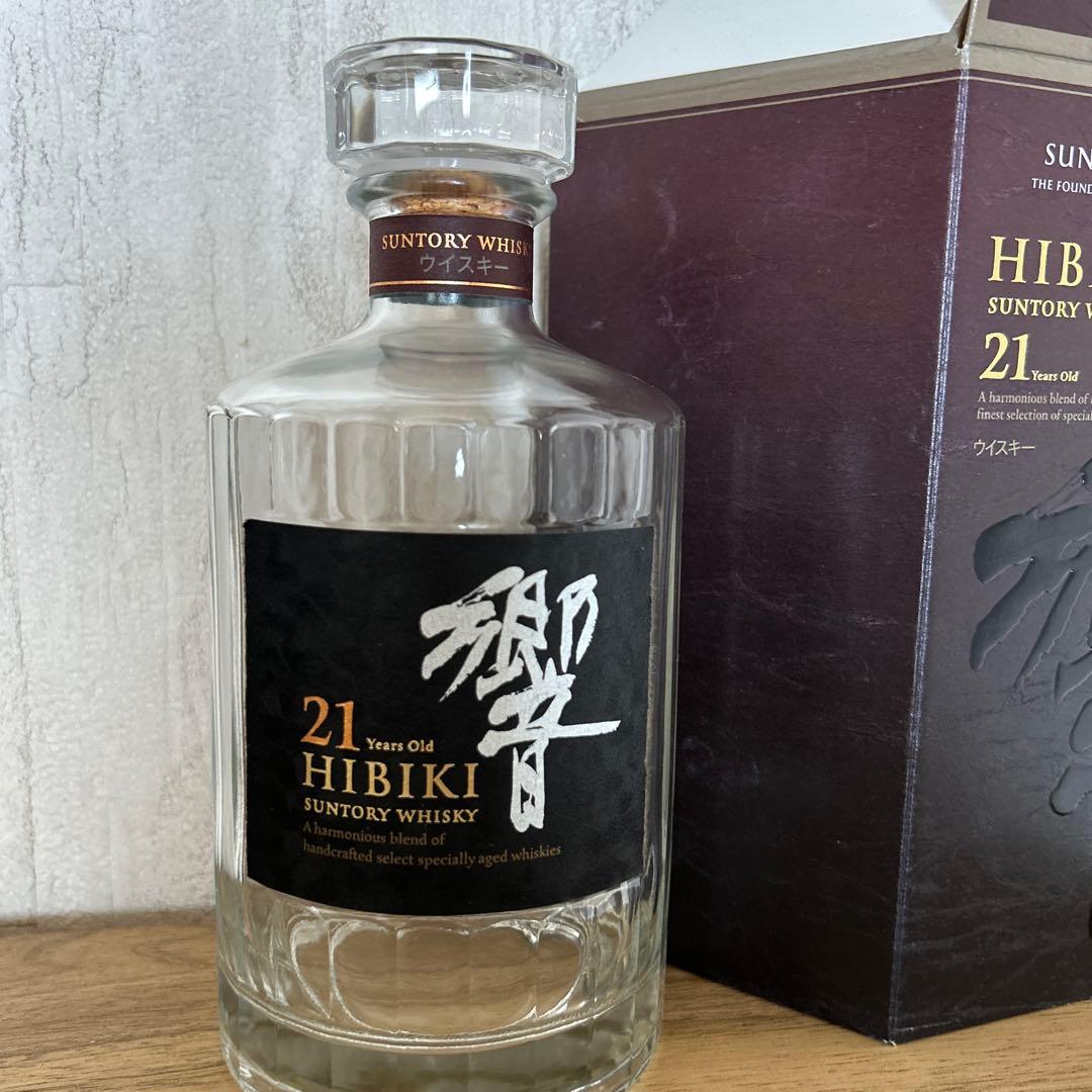 サントリー ウイスキー 響21年 700ml 空瓶空箱