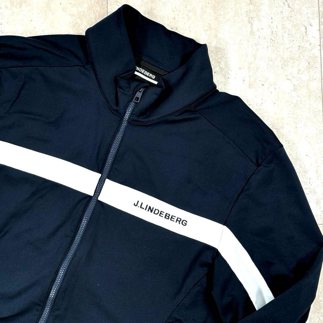ジェイリンドバーグ J.LINDEBERG バックブリッジ ブルゾン 薄手 L