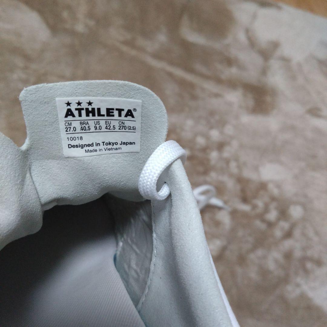 【新品•未使用】ATHLETA サッカースパイク 27cm オーヘイT7