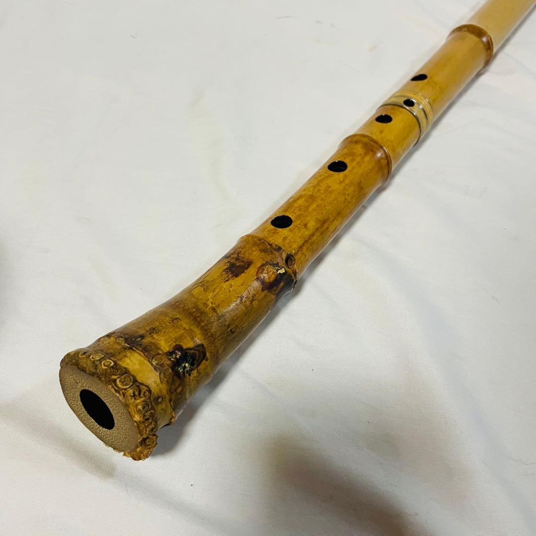 尺八 光治 在銘　7孔