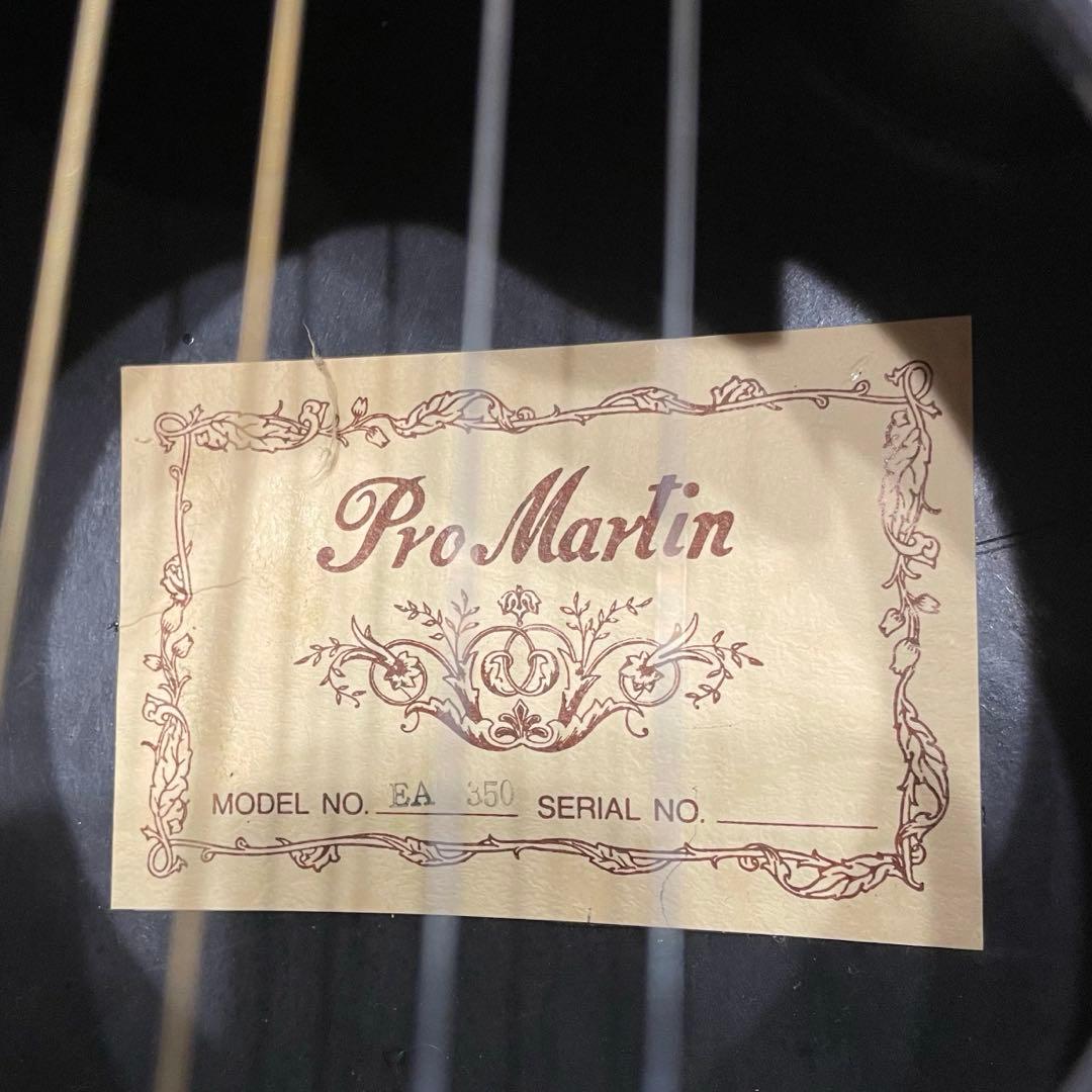 【希少】Pro Martin エレアコ EA350 カッタウェイ サンバースト