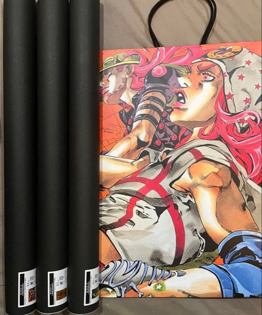ジョジョキャラバン B2 ポスター　ショッパー　セット