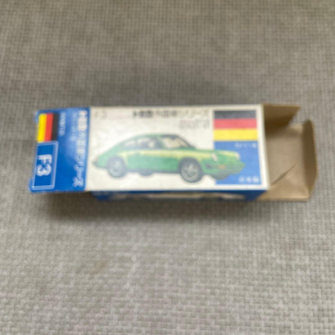 【希少・日本製】トミカ 外国車シリーズ F3 ポルシェ 911S 銅メッキ