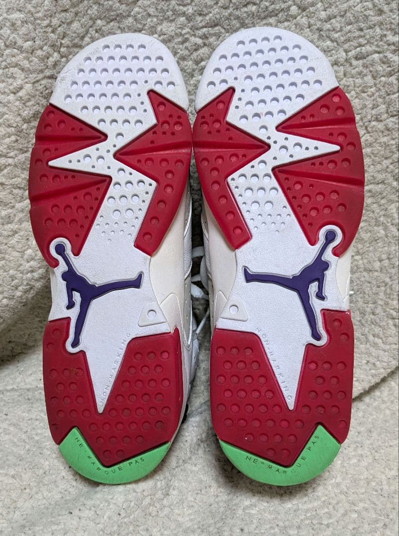 Air Jordan 6 ホワイト/レッド25cm
