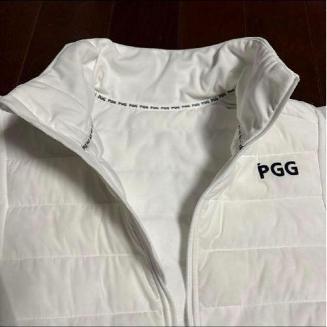 PGGアモッサ×N yメカニカルストレッチタフタホワイトジャケットサイズ4