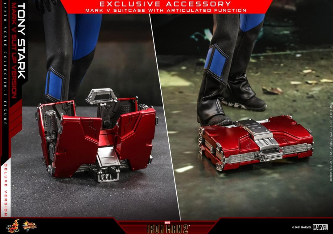 ホットトイズ　トニー・スターク　スーツアップ版　ボーナスアクセサリー付【新品】