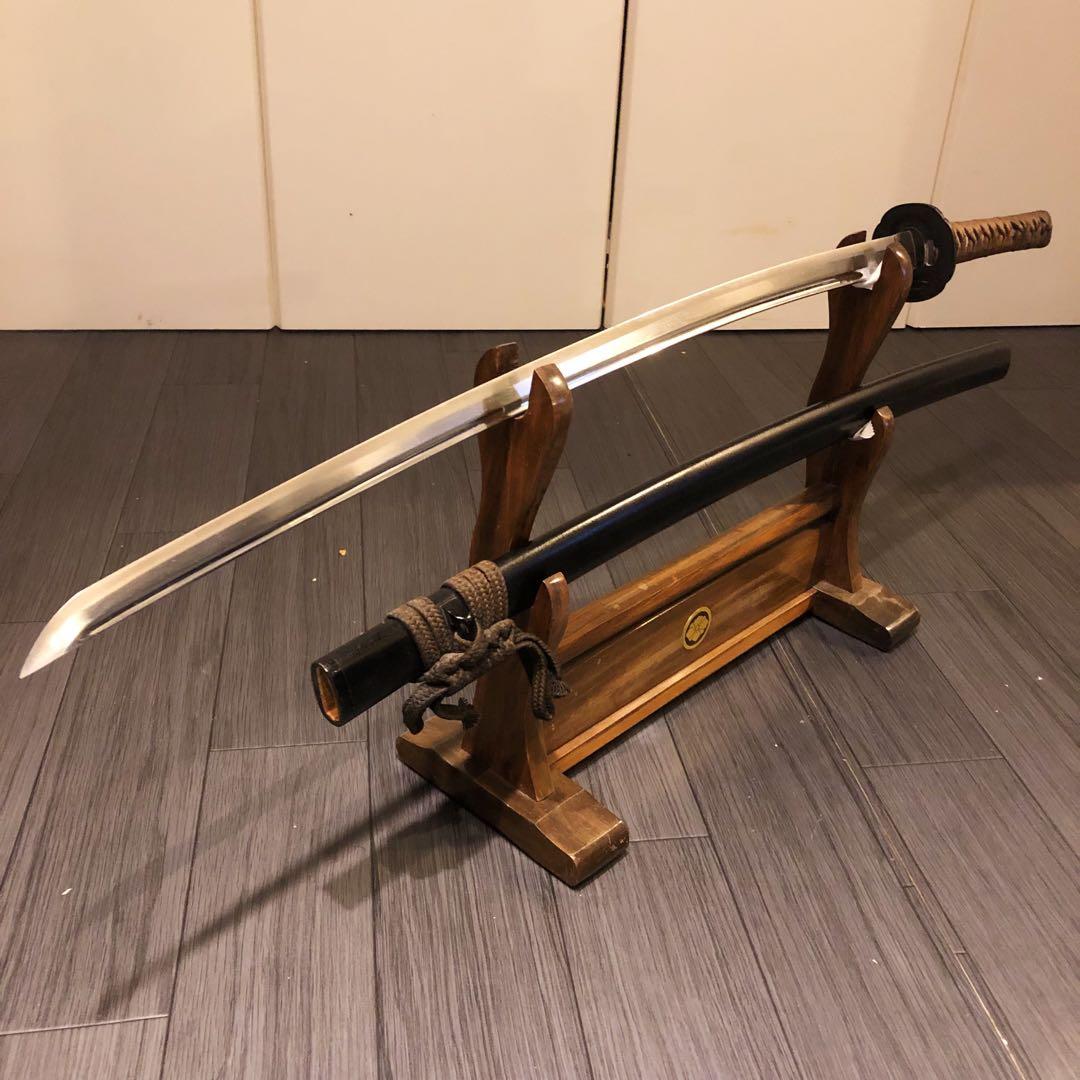 高級模造刀　居合刀　樋入り刀身　茶拵え　亜合金刀身