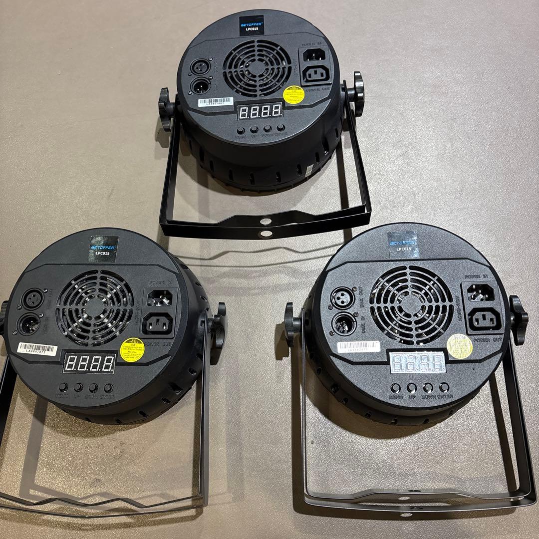 BETOPPER ステージライト LPC015 54x3W RGB 3台セット