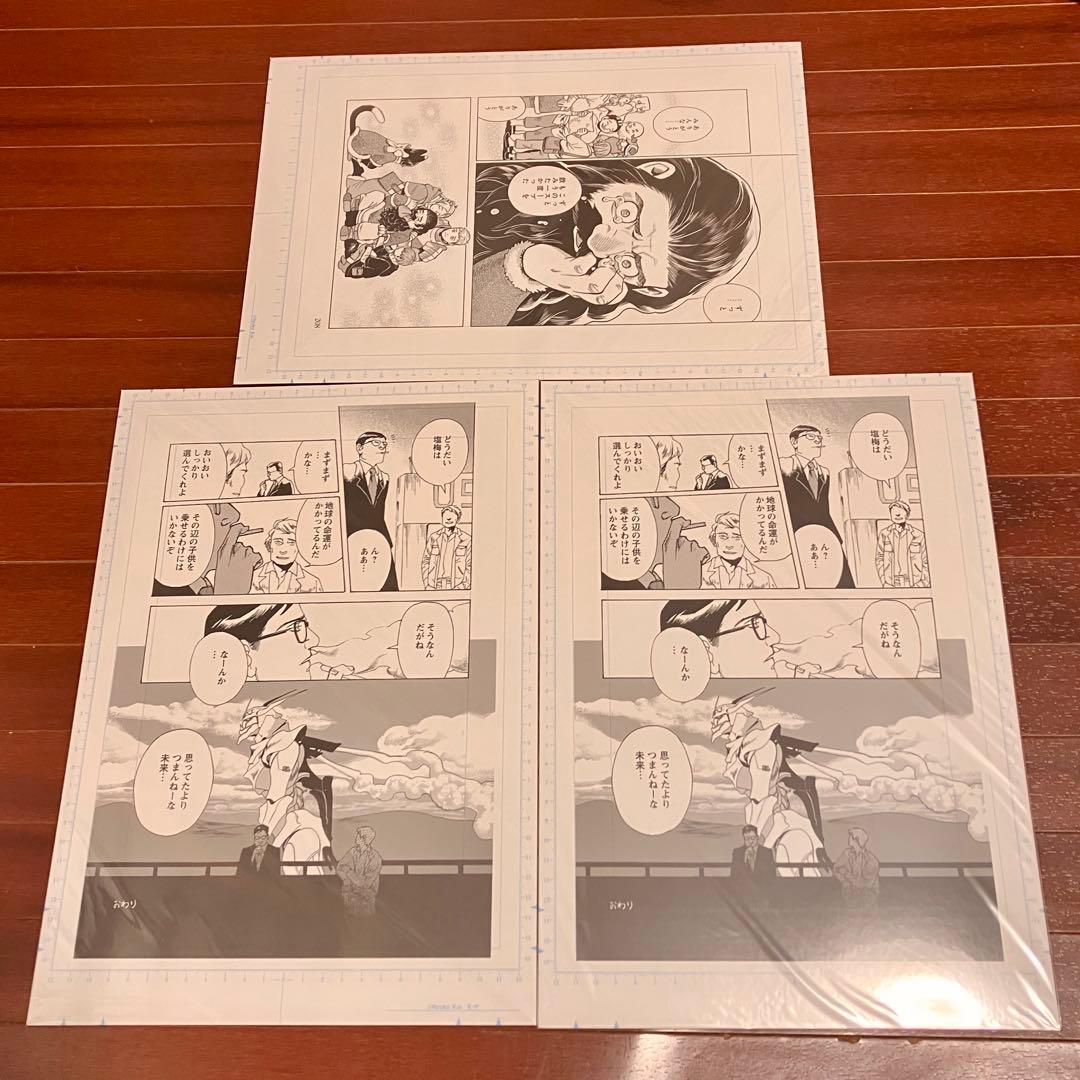九井諒子展 / ダンジョン飯 迷宮探索展 記念複製原稿 クリアファイル セット