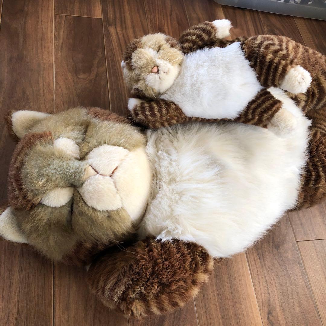 日本テレコム　ジョリーマンマ　猫と子猫のぬいぐるみセット