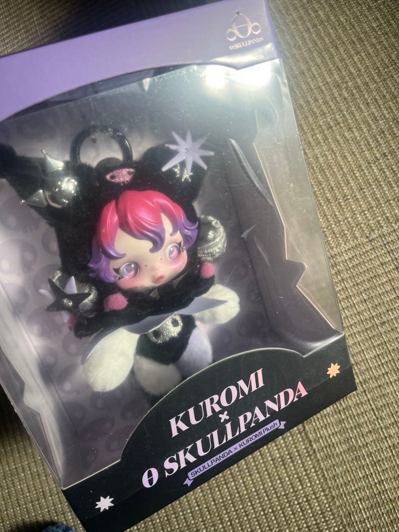 【新品未開封正規品】KUROMI x SKULLPANDA ぬいぐるみ