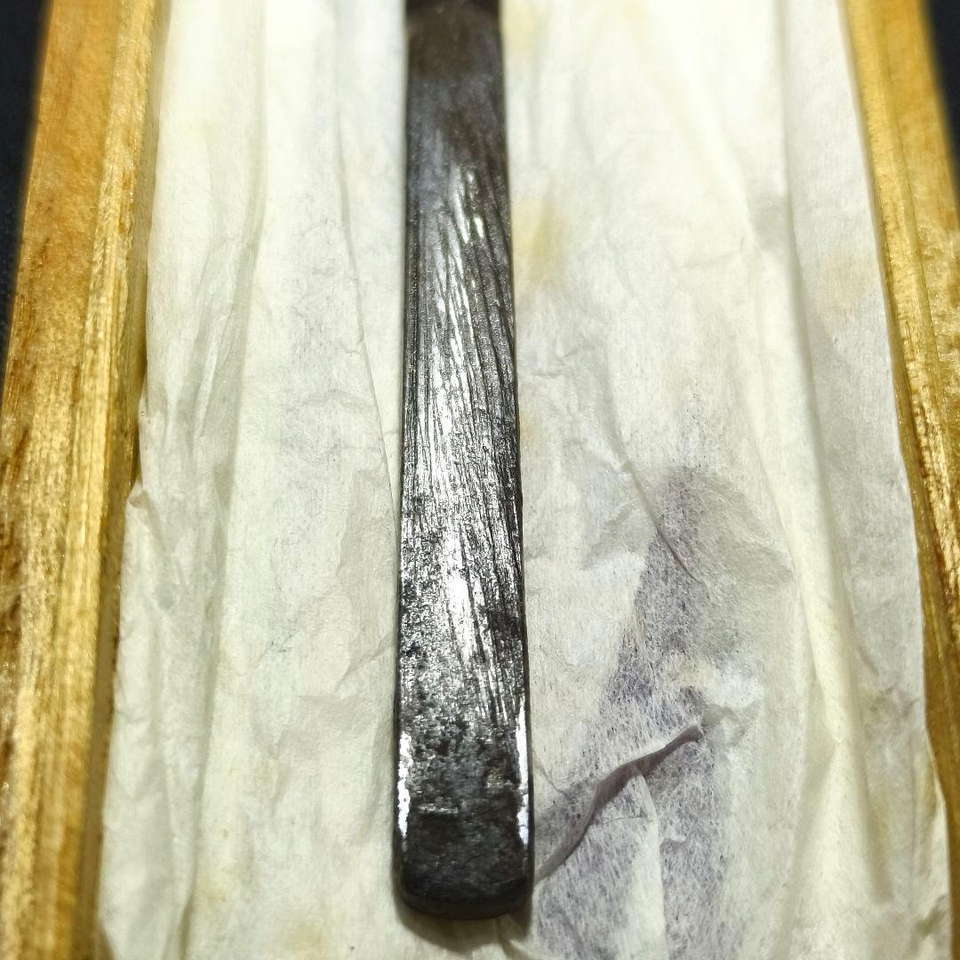 馬針 鉄地 江戸骨董 長さ10cm 本物 珍品 武具刀装具 旧家蔵出蒐集家放出