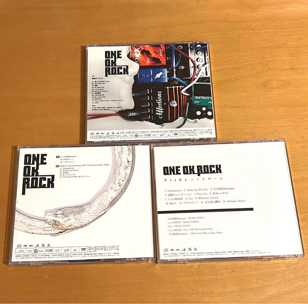 ONE OK ROCK初回限定盤Nicheシンドローム完全感覚Dreamer他