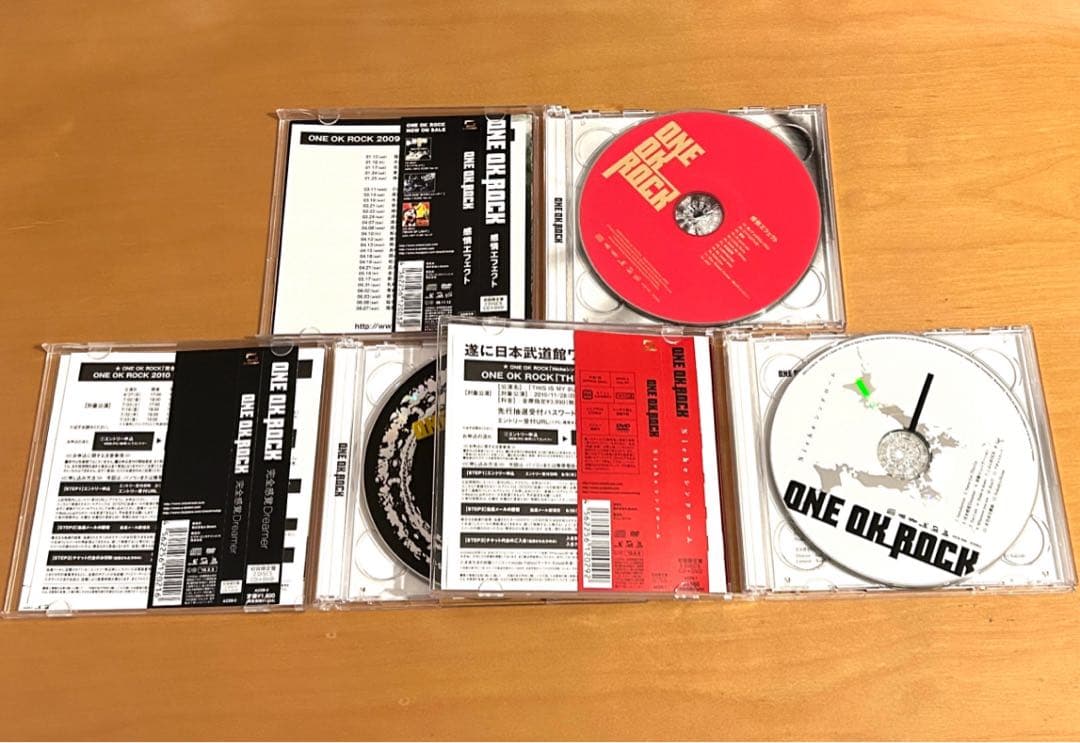 ONE OK ROCK初回限定盤Nicheシンドローム完全感覚Dreamer他