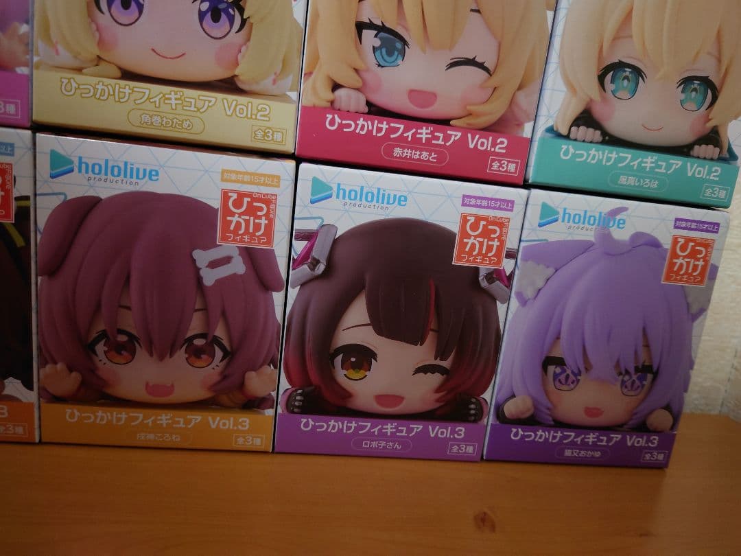 ホロライブ　ひっかけフィギュア Vol.1〜3, 5〜8　計19個