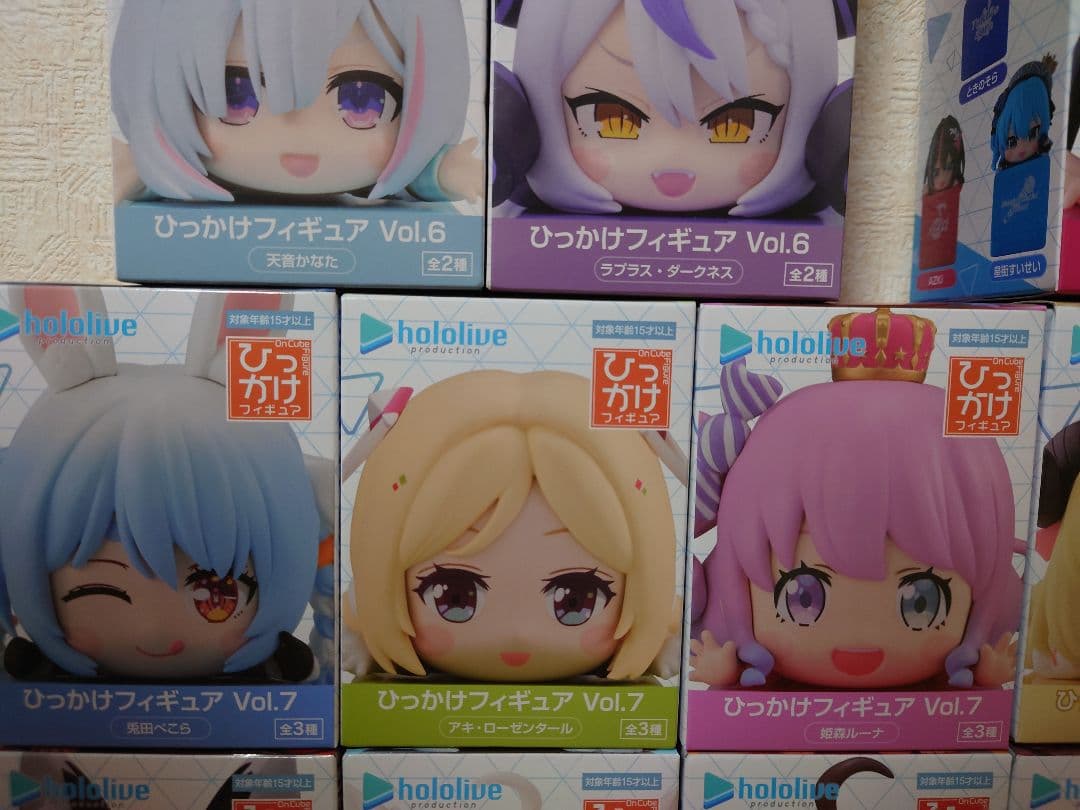 ホロライブ　ひっかけフィギュア Vol.1〜3, 5〜8　計19個