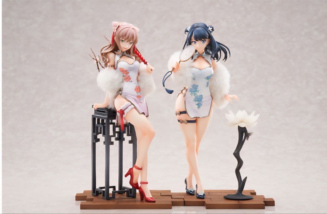 宝多六花＆南夢芽 チャイナドレスVer. 1/7 フィギュア APEX