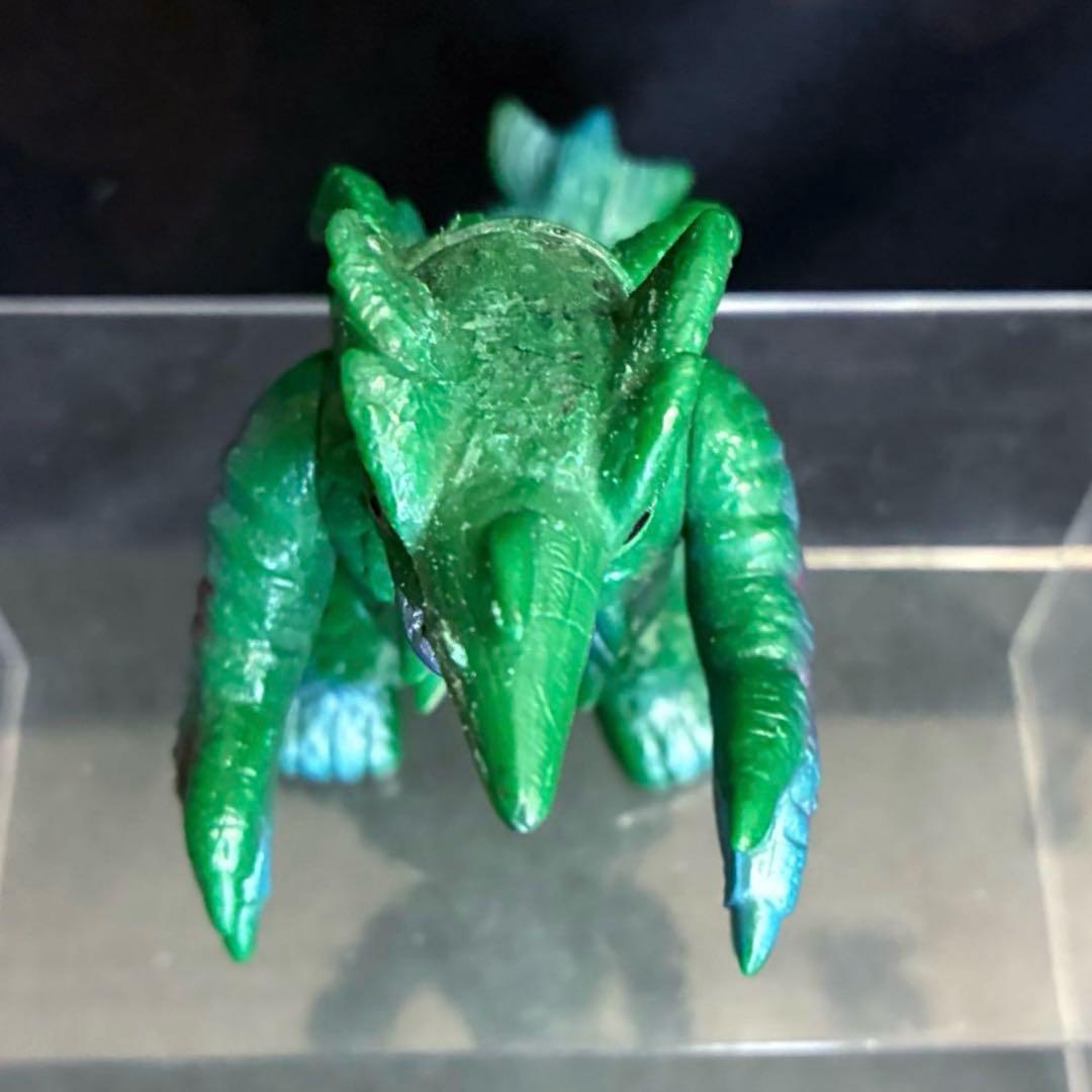【当時物】■超獣 ガラン ソフビ /ポピー キングザウルス 足型/ A怪獣