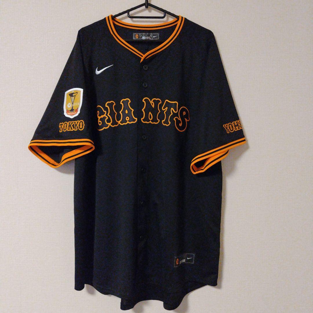 読売ジャイアンツ 坂本勇人 ブラックチャンピオンエンブレム ユニフォーム　XL