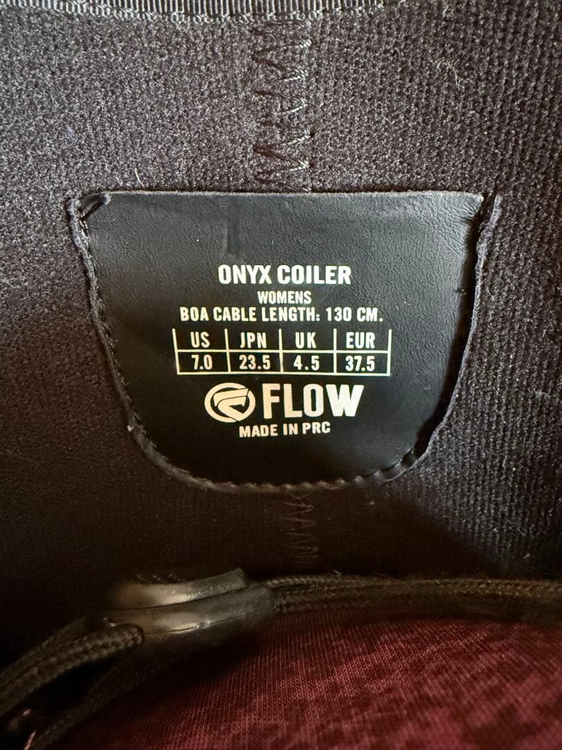 ◇美品◇FLOW ONYX COILER WOMENS 23.5cm
