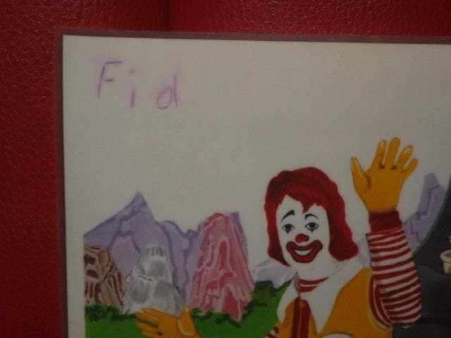 70’S★McDonald's★壁掛け★ポスター★37★ビンテージ★マクドナルド