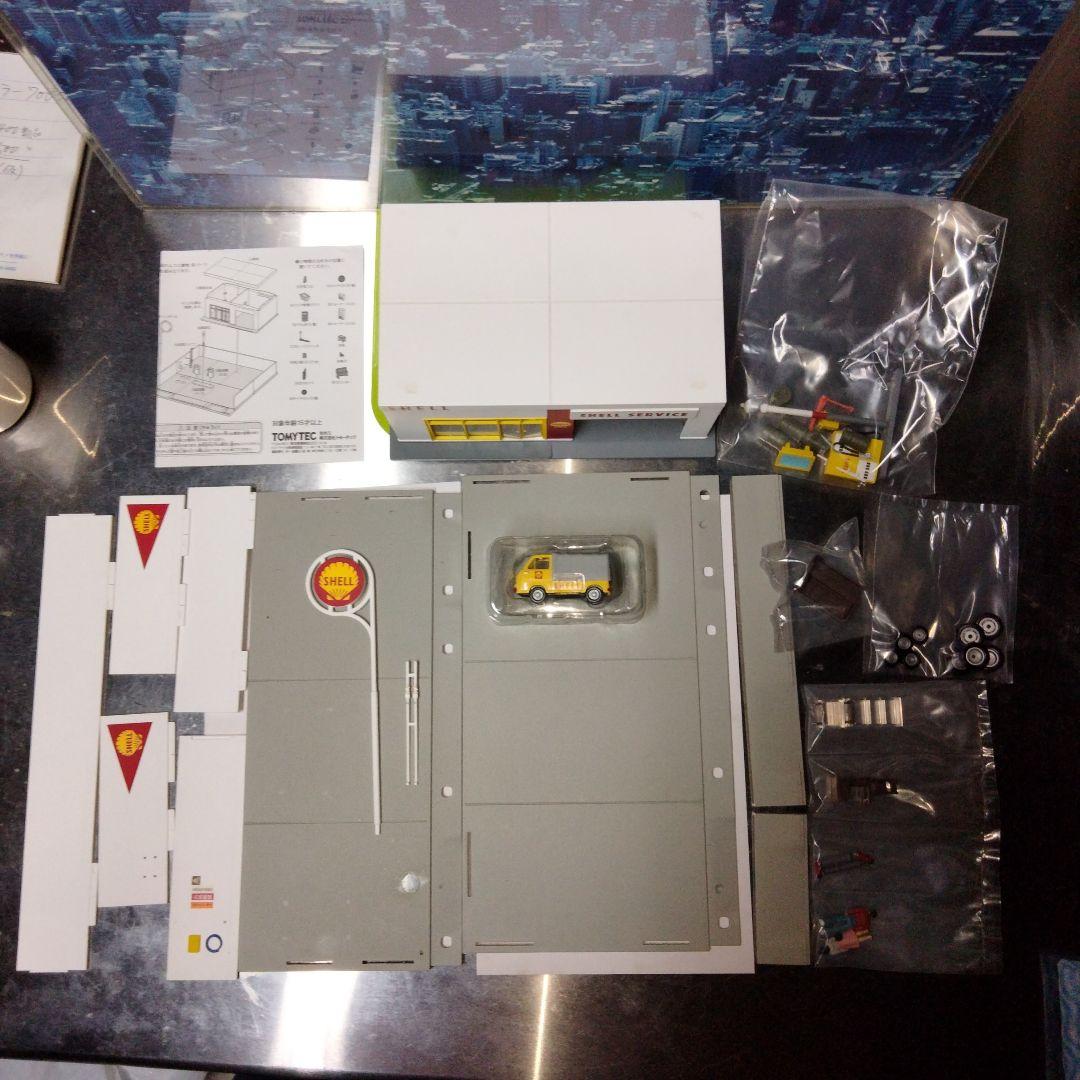 トミカラマヴィンテージ 02ａ ガソリンスタンド　（シェル）
