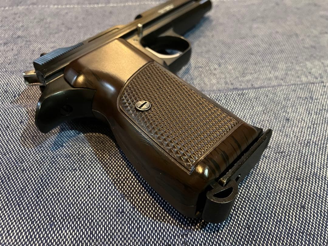 美品マルシンSIG P210-6 ガスブローバック ブラックABS ケース付き★