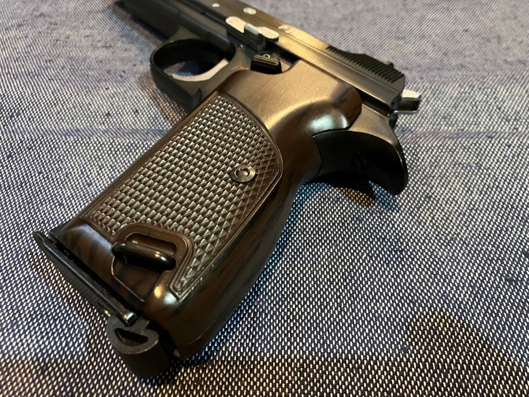 美品マルシンSIG P210-6 ガスブローバック ブラックABS ケース付き★